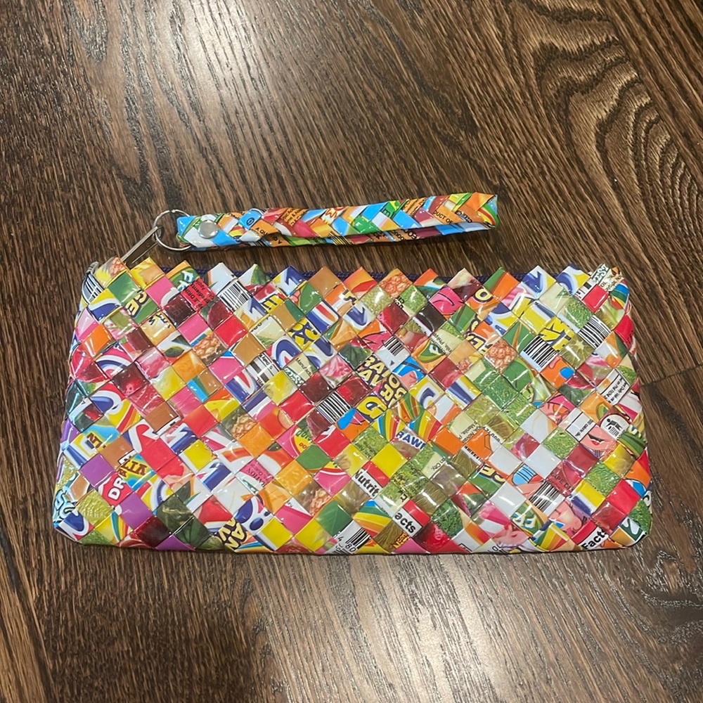 Recycled wrapper pouch